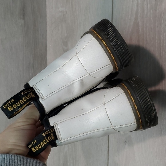Doc Dr.Martens Zavals J Kids Ankle Leather Lace Up Boots shoes sz US12 - Picture 5 of 13